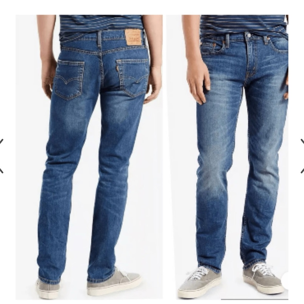 Levi's Blue Straight-Leg Jeans Classic Style